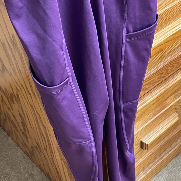 Stylish Fabletics Motion 365 Jumpsuit  Size Large in Eggplant Beautiful Color - Picture 4 of 5
